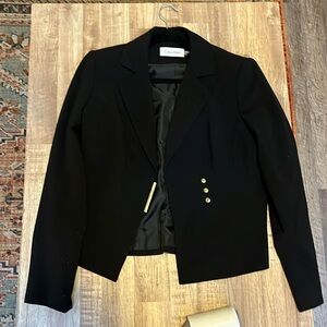 Women’s Calvin Klein Blazer, Black with three gold buttons
